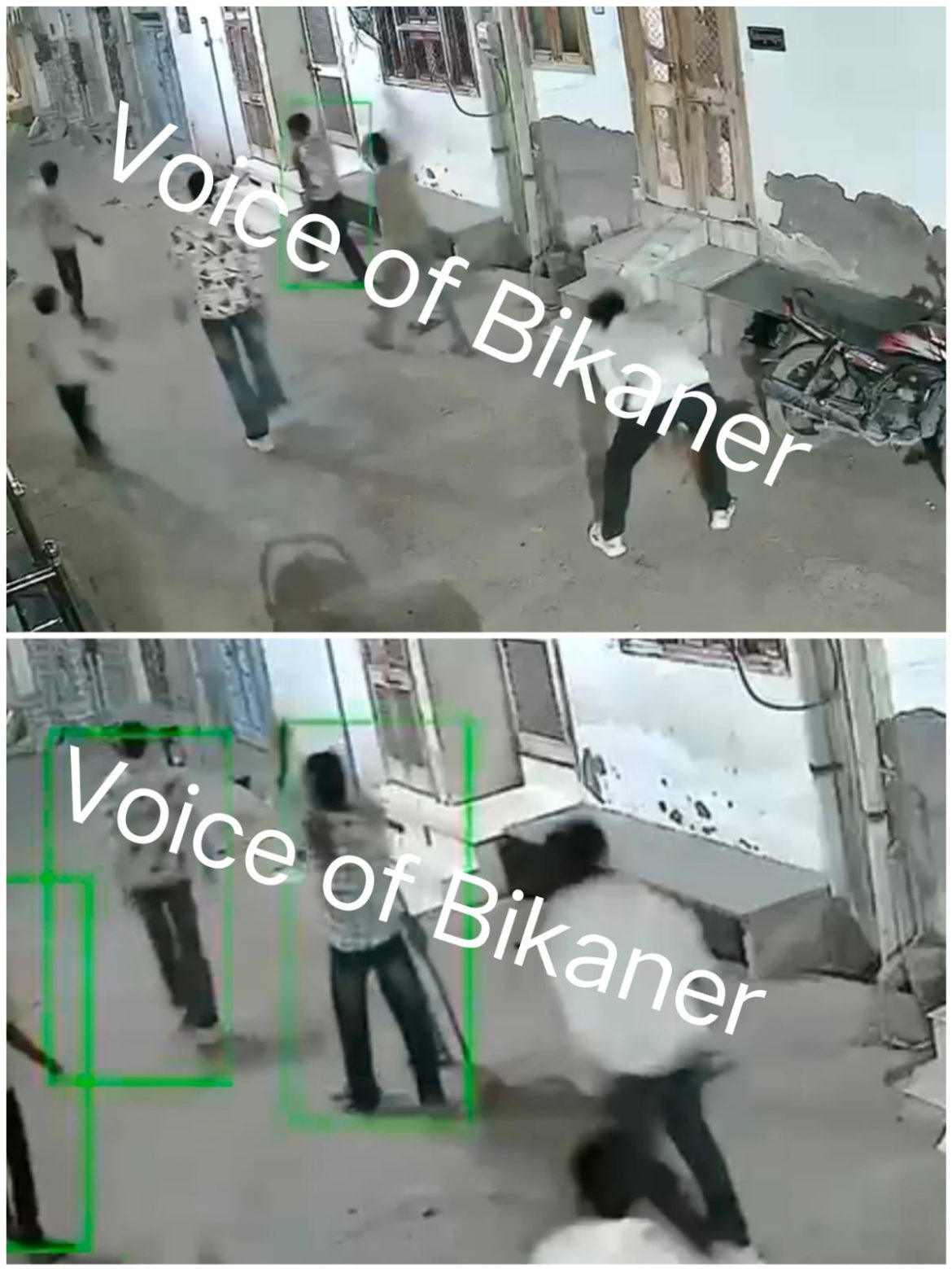 बीकानेर: फड़बाजार में दो पक्ष भिड़े, लाठी-डंडे और पत्थर चले, कई घायल, वीडियो वायरल