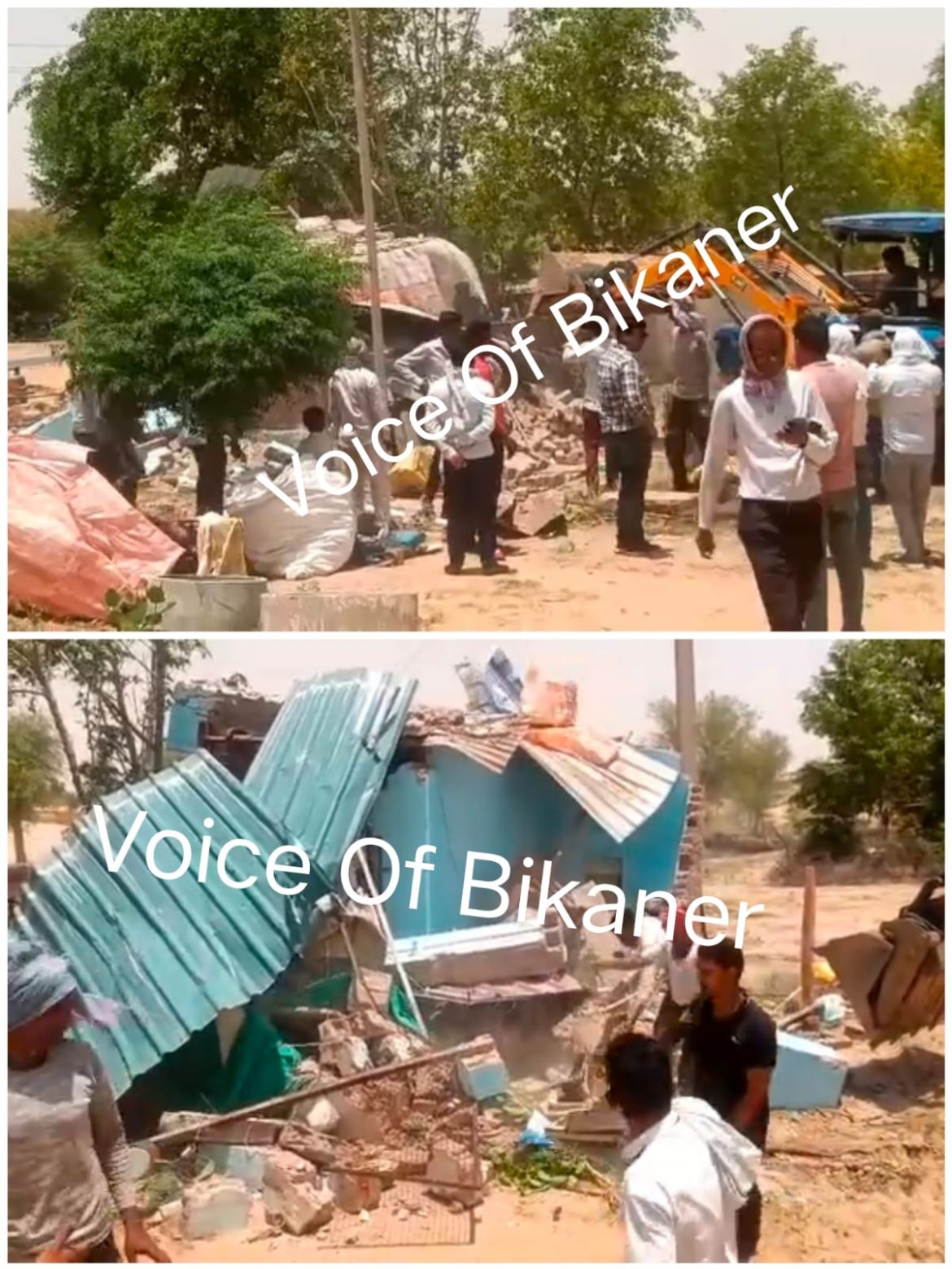 बीकानेर: दुष्कर्मी का अड्डा जमींदोज! प्रशासन ने चलाया पीला पंजा,योगी मॉडल की तर्ज पर सख्त कार्रवाई