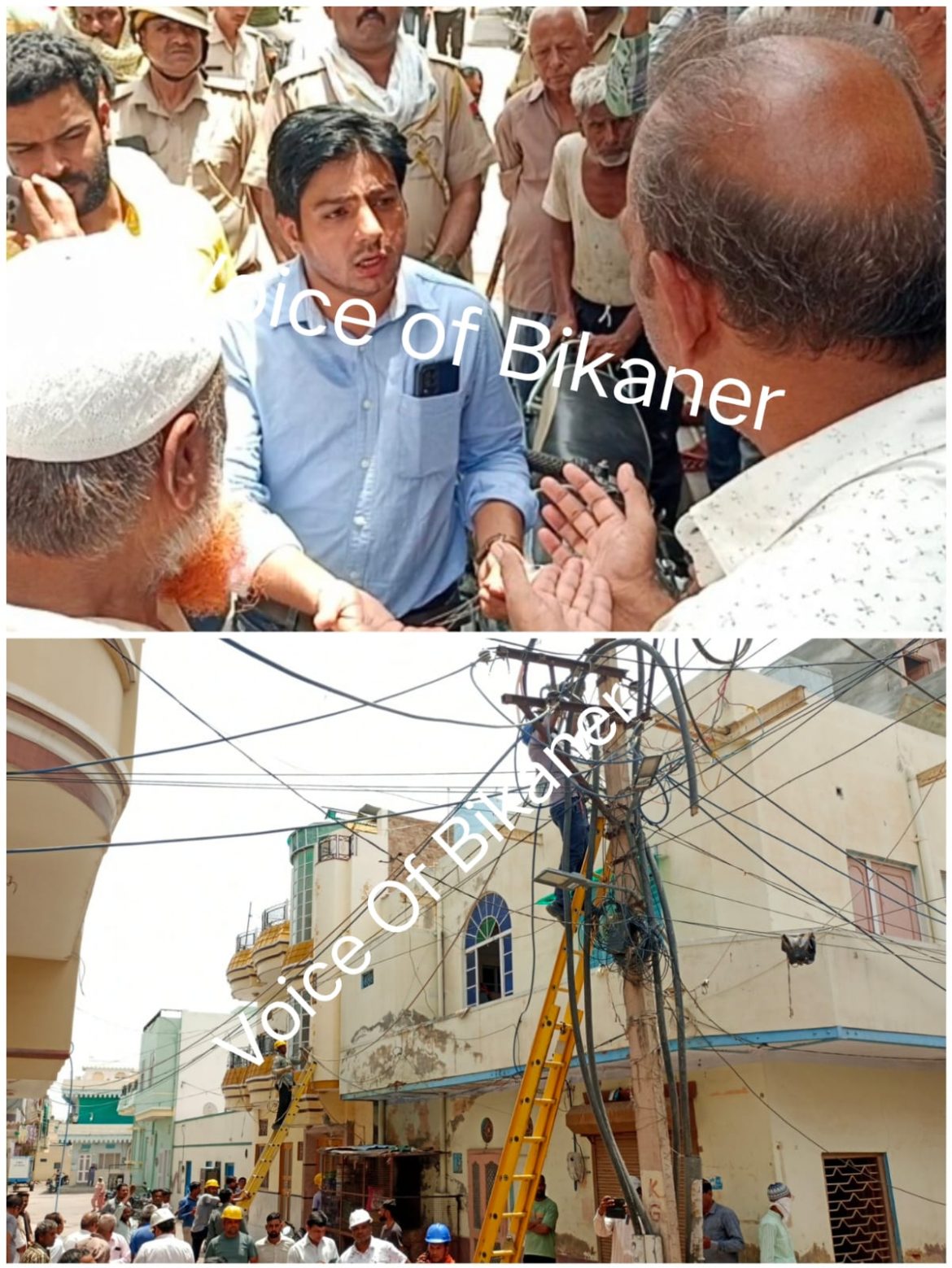 बीकानेर : अवैध कनेक्शन और बिजली चोरी पर बीकेईसीएल का बड़ा एक्शन,कसाई बारी-जिन्ना रोड पर मचा हड़कंप