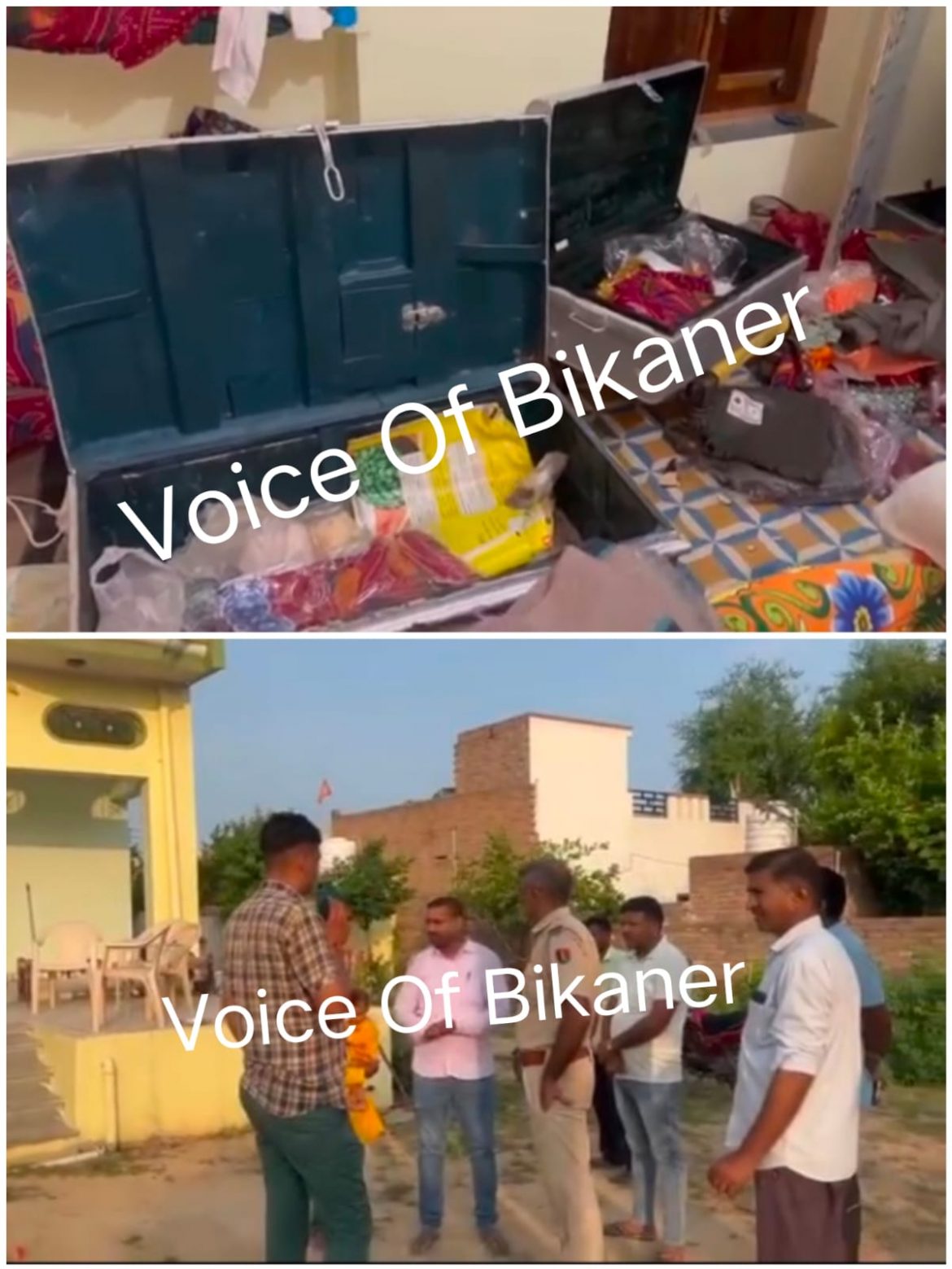 बीकानेर: चोर मचाए शोर ,3 किलो चांदी और दस तोला सोना पार