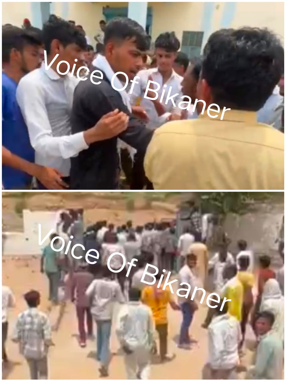 बीकानेर:  शिक्षा संस्थान बना अखाड़ा,स्कूल में बदमाशों ने कर दी तोड़फोड़, बच्चों के सामने स्टाफ से मारपीट, वीडियो वायरल