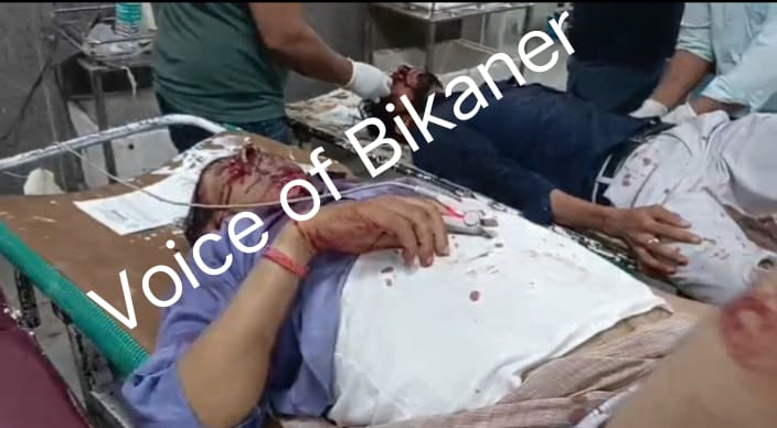 बीकानेर : भीषण सड़क हादसा, ट्रक-कार भिड़ंत में दो की मौत, चार गंभीर घायल