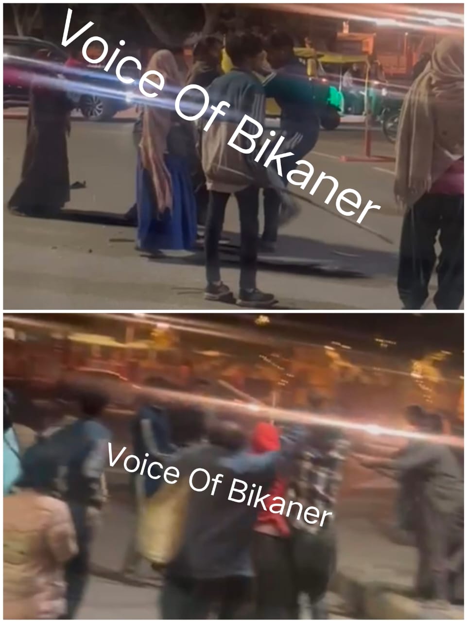 बीकानेर : देर रात लाठी-पत्थर की जंग, पब्लिक पार्क बना रणक्षेत्र, विश्नोई धर्मशाला के पास दो पक्ष भिड़े, कई लोग घायल