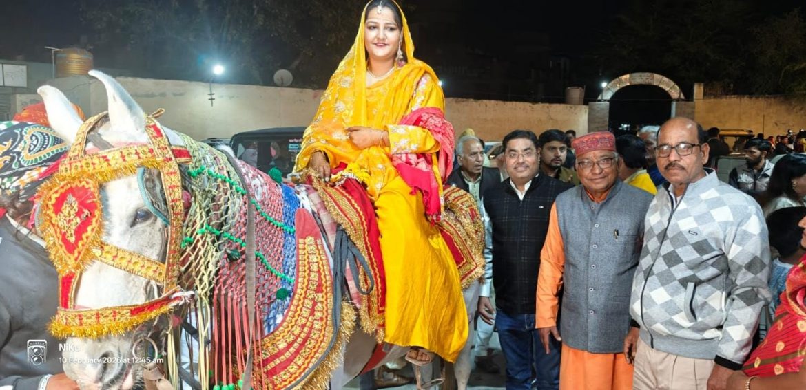 बीकानेर: सावे में अनूठी परंपरा का भव्य नजारा, घोड़ी पर सवार होकर छींकी लेकर ससुराल पहुंची दुल्हन