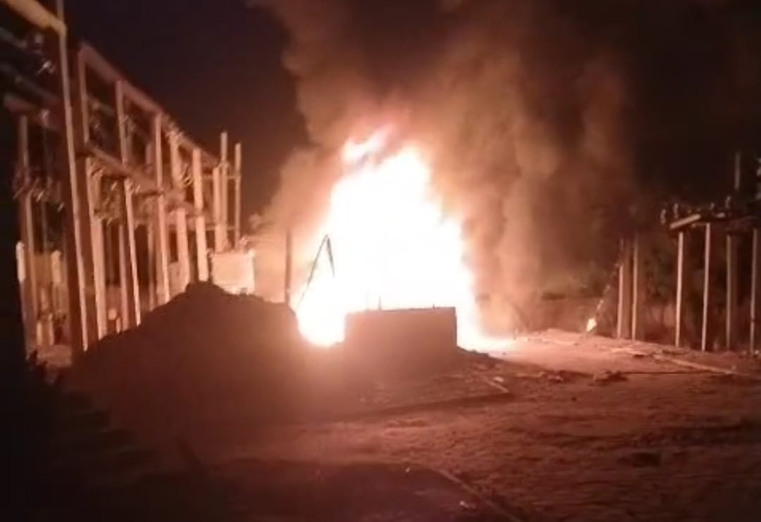 बीकानेर: जीएसएस में भीषण आग,बड़ा हादसा टला,फायर फाइटर्स ने पाया काबू