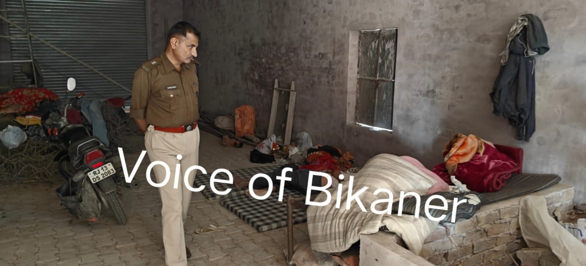 बीकानेर : शराब पार्टी के दौरान विवाद, मजदूर की लोहे की रॉड से हत्या