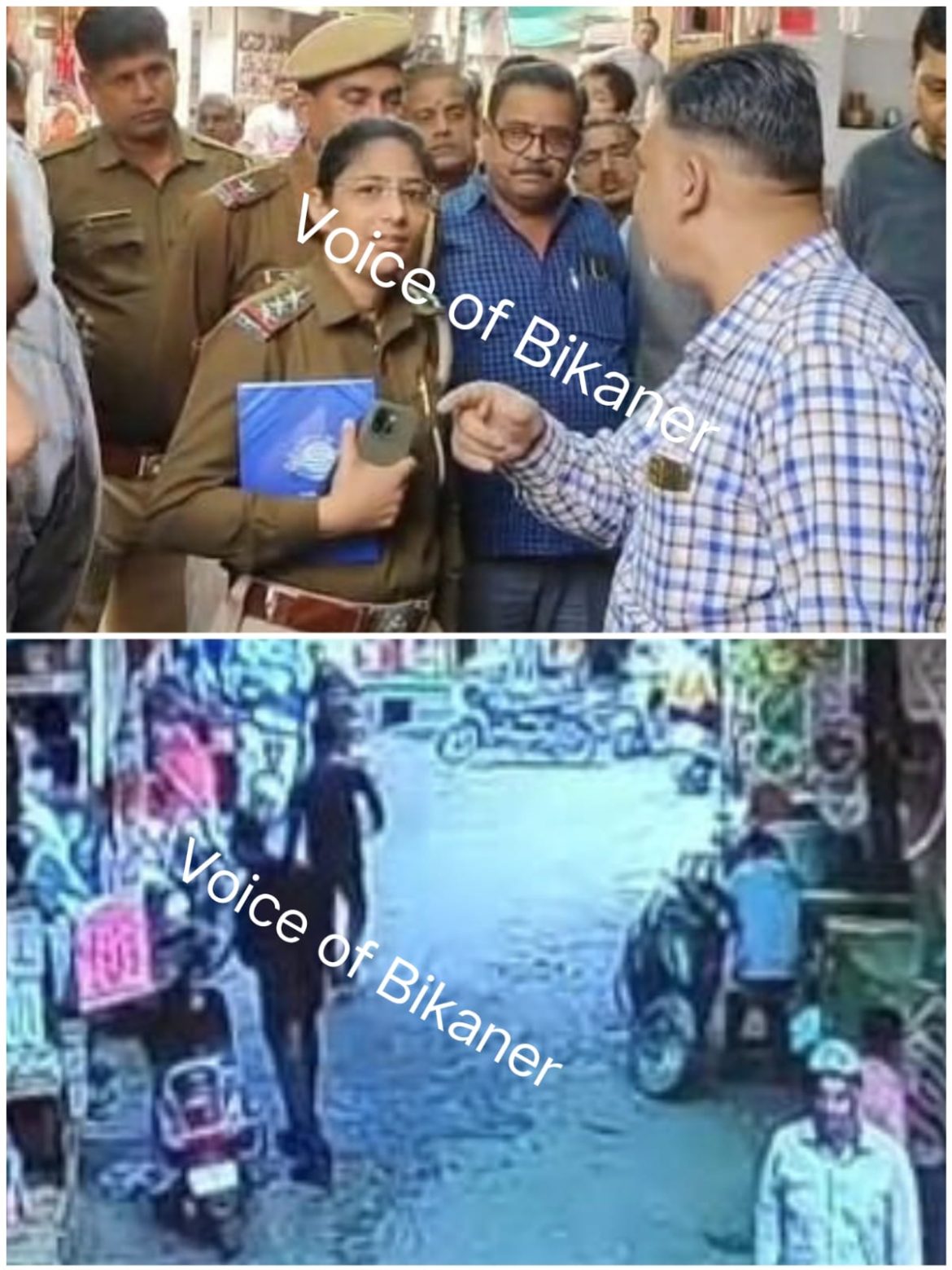 बीकानेर: मामूली कहासुनी के बाद दुकानदार पर एसिड अटैक,सीसीटीवी फुटेज आया सामने,बाजार में मचा हड़कंप