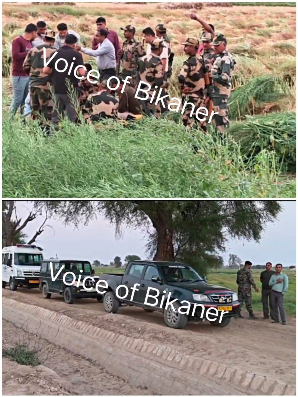 बीकानेर: सरहद पार की नापाक साजिश नाकाम, ड्रोन से भेजा गया हथियारों का जखीरा बरामद