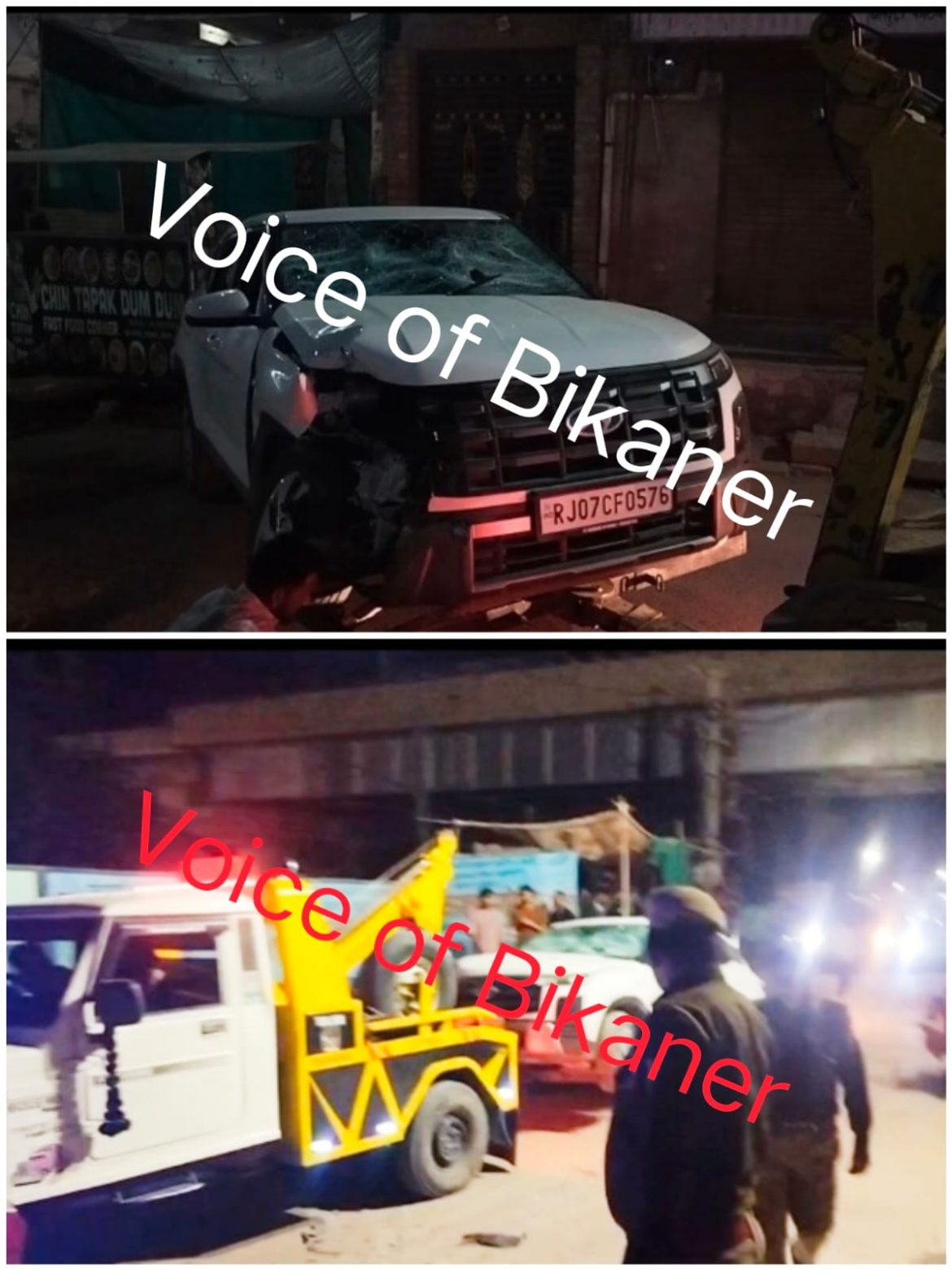 बीकानेर:घात लगाकर बैठे बदमाशों ने कार सवार साजिद भुट्टो पर किया हमला, कैम्पर छोड़कर फरार