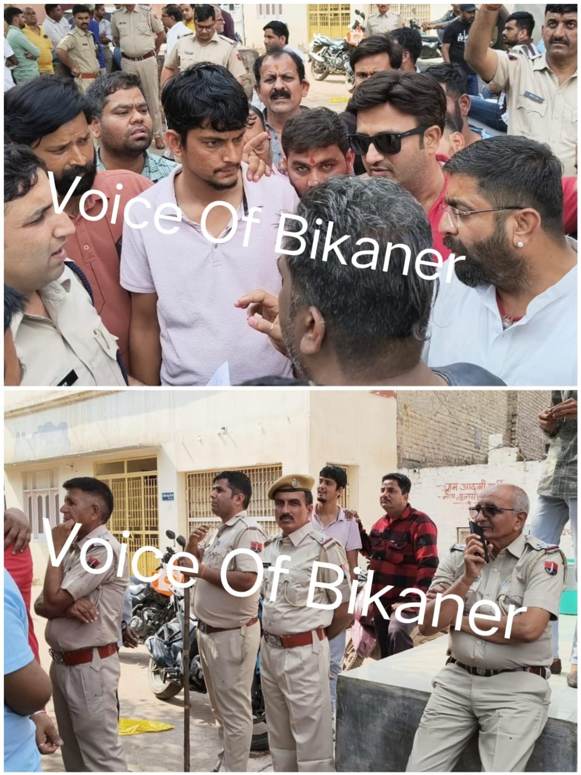 बीकानेर:जंग खाए पुराने बिजली पोल बने खतरा,करंट से गई गाय की जान,लोगों का फूटा गुस्सा