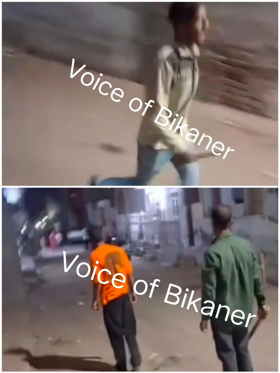 बीकानेर: फड़ बाजार में देर रात बवाल, दो गुट भिड़े,लाठी-डंडे, तलवारें चलीं, वीडियो वायरल