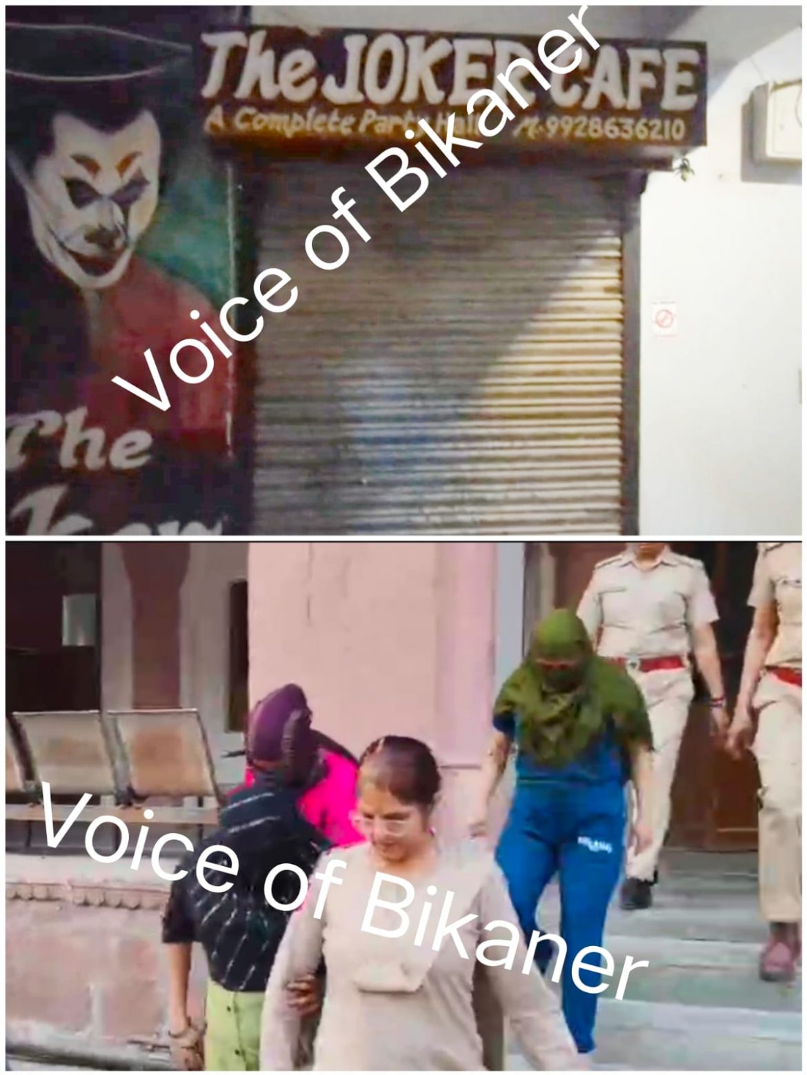 बीकानेर: जोकर कैफे पर पुलिस की तीसरी बार दबिश, अवैध केबिन तोड़े, पुलिस कार्रवाई पर उठे सवाल