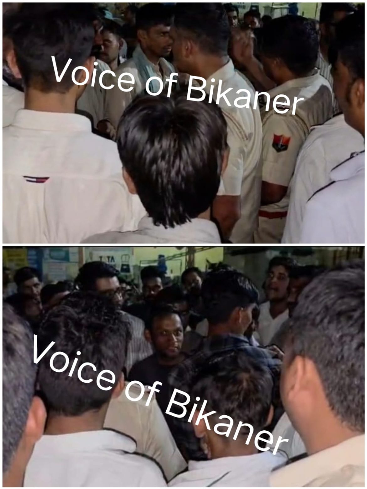 बीकानेर: अनाज मंडी में चोरी के शक पर तीन युवकों की पिटाई, मौके पर पहुंची पुलिस ने छुड़ाया
