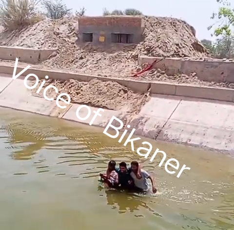 बीकानेर: भागने का आखिरी दांव भी फेल, नहर में छलांग लगाकर भी नहीं बच पाया चोर,पुलिस ने दबोचा