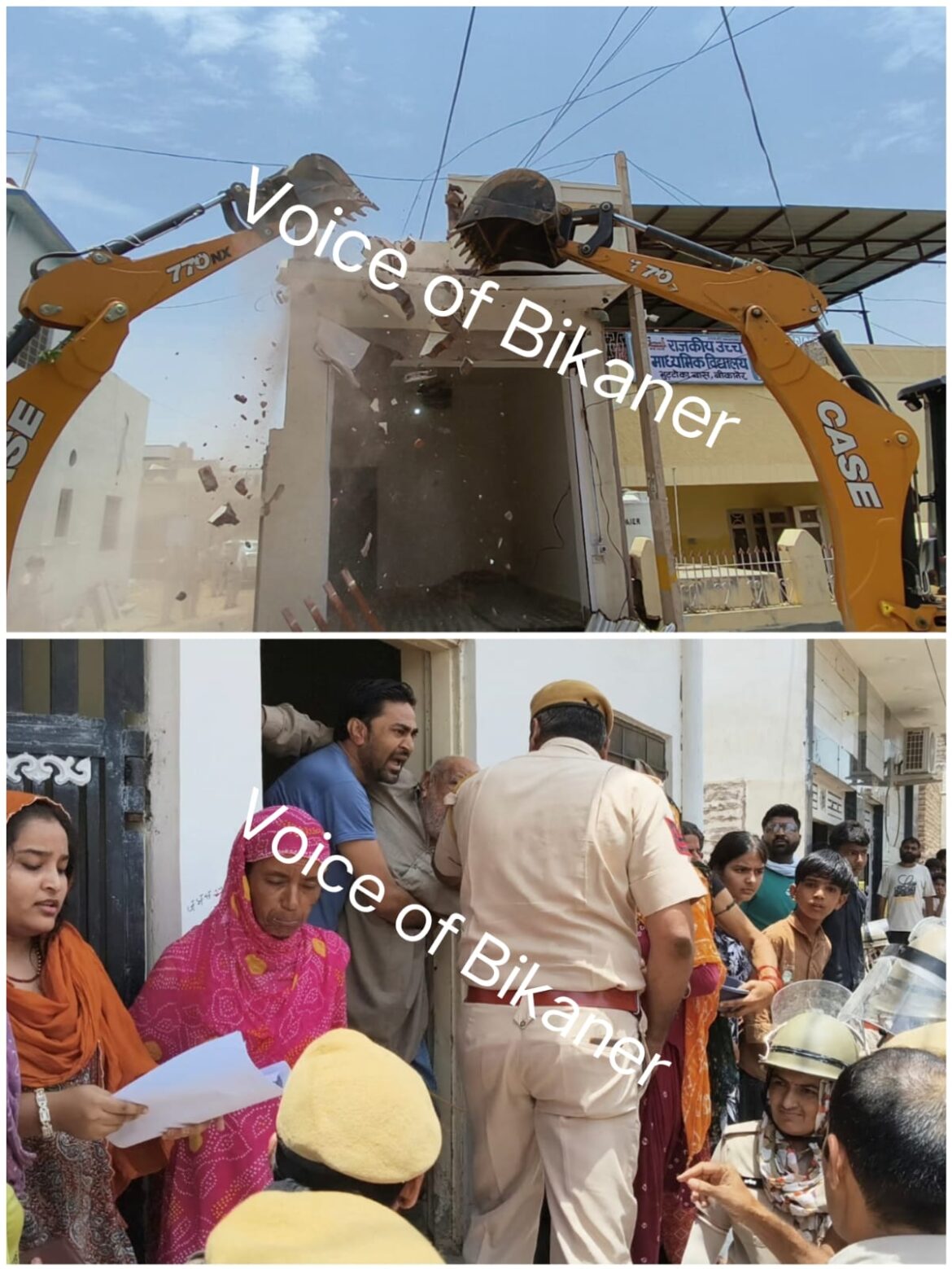 बीकानेर: जेल में बंद शकील की अवैध संपत्ति पर चला बुलडोजर, हत्या सहित कई मामलों में दर्ज हैं आरोपी पर