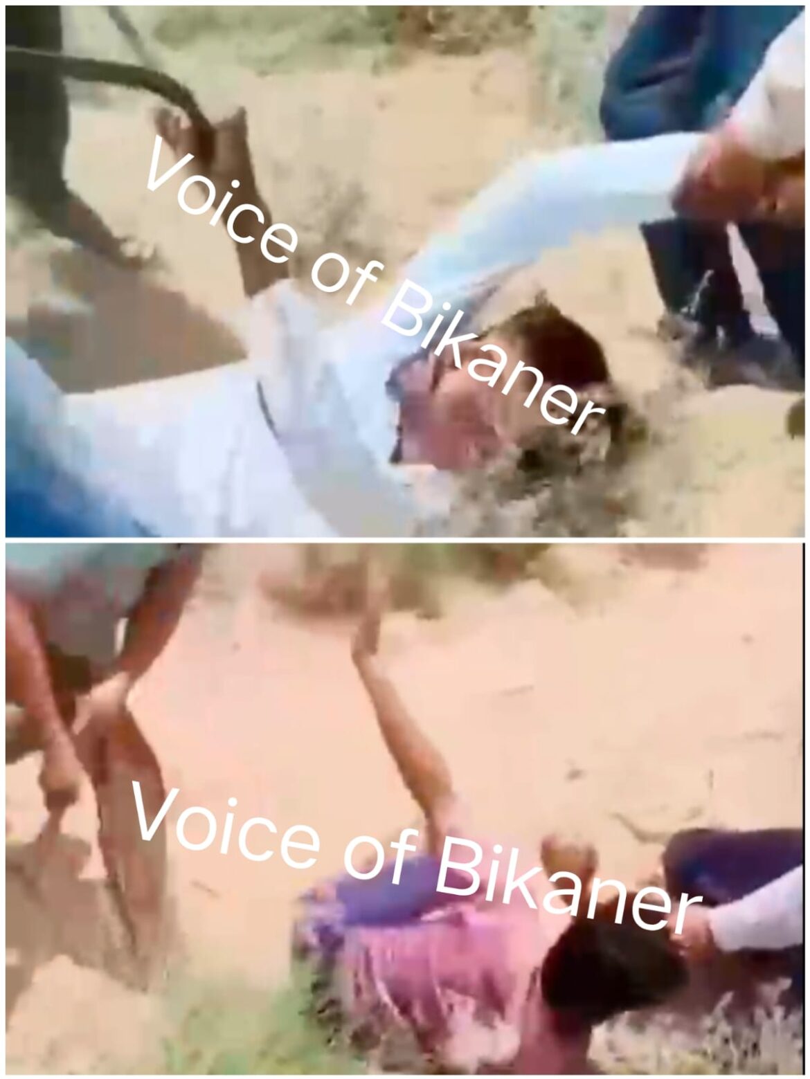 बीकानेर:युवकों के साथ बर्बरतापूर्ण मारपीट,वीडियो सोशल मीडिया पर वायरल,पुलिस जुटी जांच में