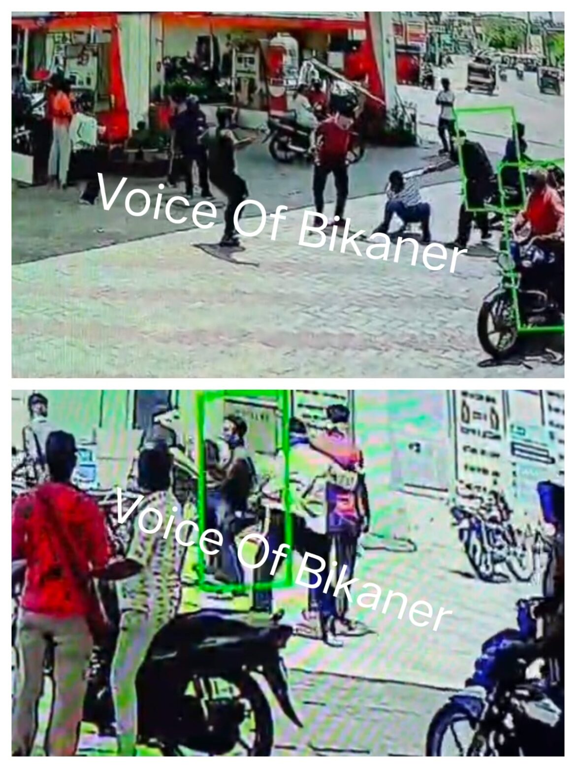 बीकानेर: दिनदहाड़े युवक पर हमला, लाठी-डंडों से की बेरहमी से पिटाई,वारदात सीसीटीवी में कैद