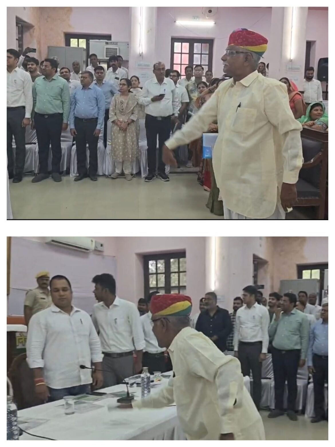 बीकानेर नगर निगम की साधारण सभा शुरू होते ही हंगामा, राष्ट्रगीत अधूरा गाने के आरोप पर गरमाया सदन