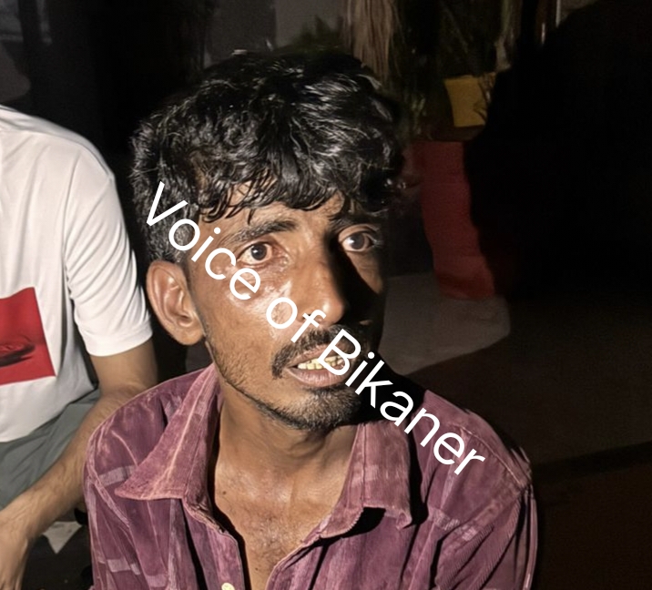 बीकानेर: चोरी की कोशिश नाकाम, एक चोर पकड़ा,लोगों ने की जमकर धुनाई, चार फरार