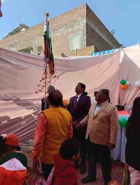 बीकानेर: रविन्द्रनाथ पब्लिक स्कूल में 77वां गणतंत्र दिवस समारोह आयोजित