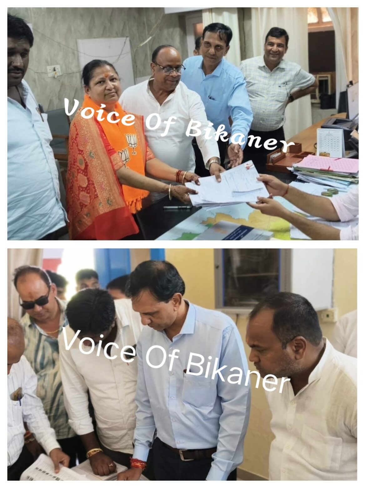 बीकानेर: निकाय चुनाव में नामांकन के जरिए दावेदारों का शक्ति प्रदर्शन, अब टिकट पर टिकी नजरें